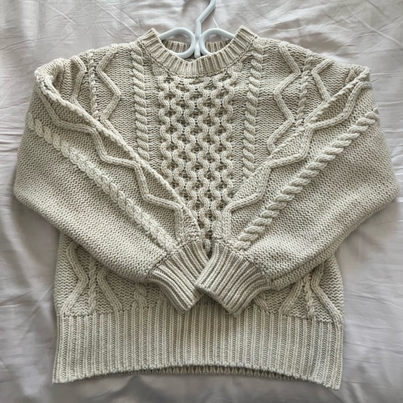 Frank and Oak Cable Knit Sweater - Picture 1 of 4